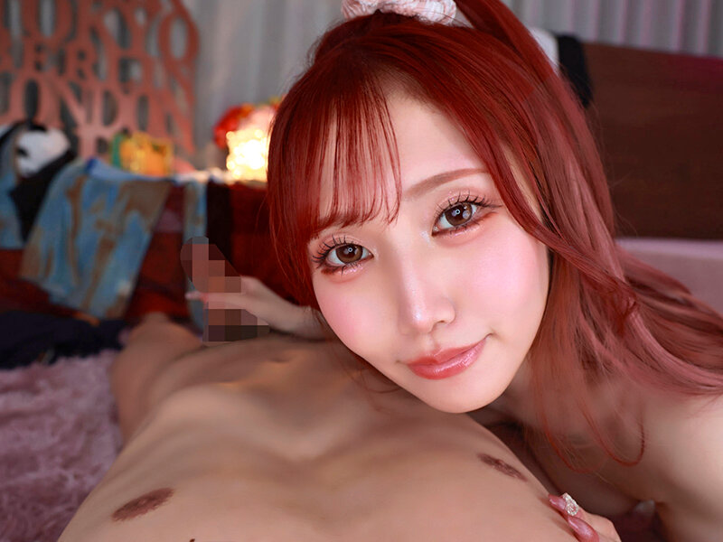 【VR】常に唇が触れ合う距離で何度もベロキス＆顔舐めで至福の射精へ誘う脳トロキス顔面特化手コキ【射精前～中～後ずっと至近距離で感じる美顔】 サンプル画像 10