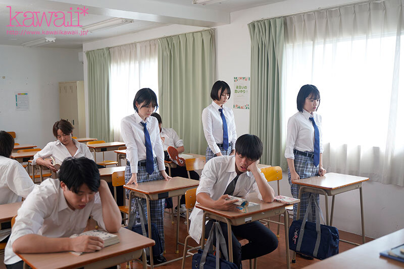 男子校に訳あり入学した女子は、男生徒たちの●●●●●にされる。 八坂凪 小松本果 もなみ鈴 サンプル画像 6