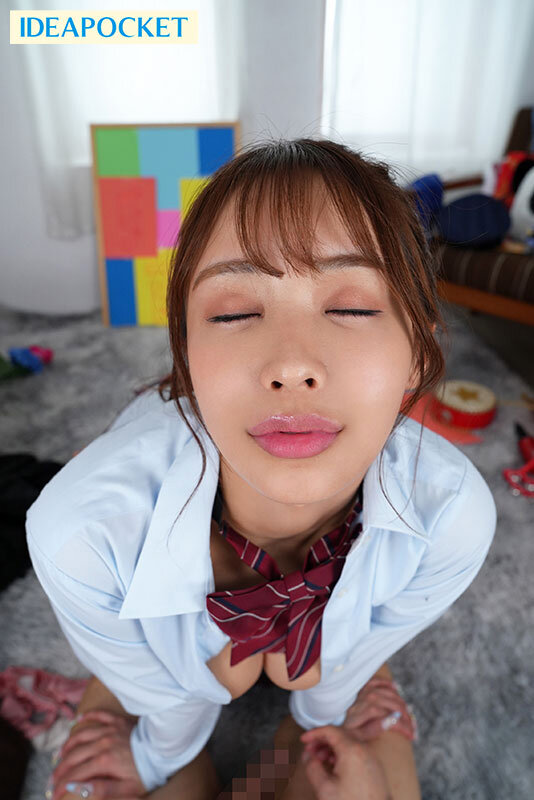 【VR】学園祭の出し物で使うメイド服をずっと好きだった友達のお姉ちゃんがきたら…ガン見不回避！たわわなGカップおっぱいむっちり太ももがエロい！絶対領域チ●ポ直立！こっそり二人でスケベ前夜祭 長浜みつり サンプル画像 9
