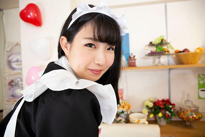 【VR】脱糞メイドカフェ まこのケツ穴ひり出しマスカットロパフェはいかがですか? 前多まこ サンプル画像 14