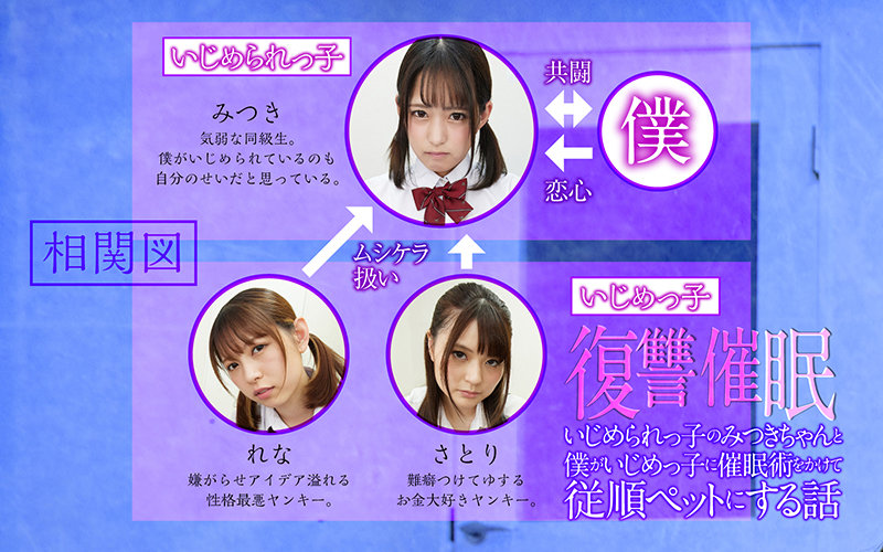 【VR】復讐催● いじめられっ子のみつきちゃんと僕がいじめっ子に催●術をかけて従順ペットにする話 サンプル画像 20
