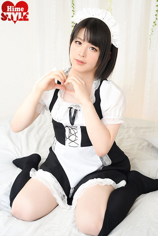 HSM-035尻を叩かれ首を絞められ喜びながらペニクリを濡らす色白ぽっちゃりドM女装子ひめドットらぶ優木まどか22歳AVデビュー サンプル画像 2