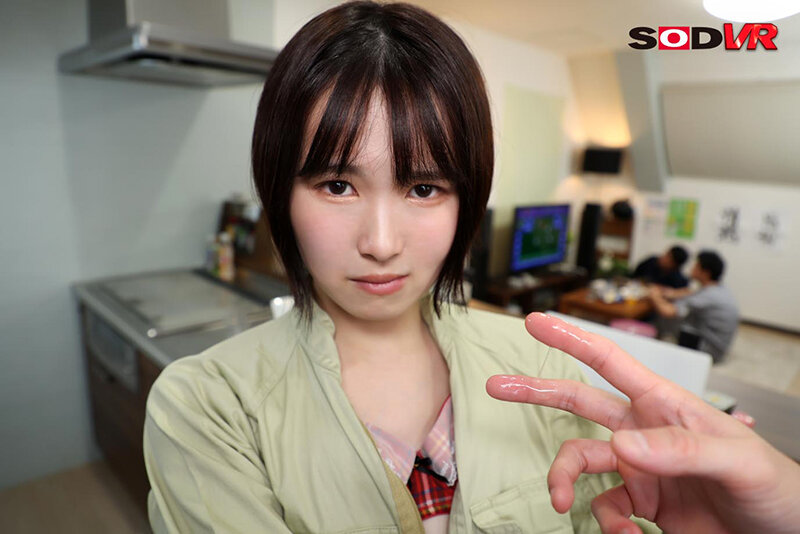 【VR】鉄工所で寮住まいの僕らは内緒で付き合っている。普段、大人しい彼女はエッチで激変！感じすぎて号泣＆快楽で絶叫！全身ガクガクでイキまくる！そんな彼女と同僚にバレないようにこっそり声ガマンSEX 幾田まち サンプル画像 5