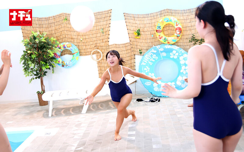 日焼けあと美少女プール羞恥 敏感スク水娘 サンプル画像 2