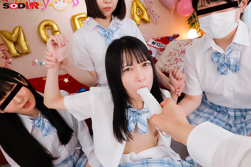 【VR】【8K】バースデーレ×プ 生意気一軍女子を、おもらし性×隷に生まれ変わらせ生誕祭 円井萌華 サンプル画像 3