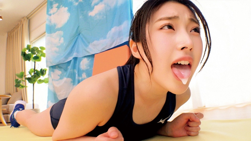 アスリートは性欲強い！？【レーシングブ○マ限定】陸上部女子大生がアダルト体力測定エロ近代5種に挑戦！勃起チ○ポ密着でセクハラ測定したら性欲爆発！！きつきつアスリートま○こにデカチン生挿入中出し！！ サンプル画像 15