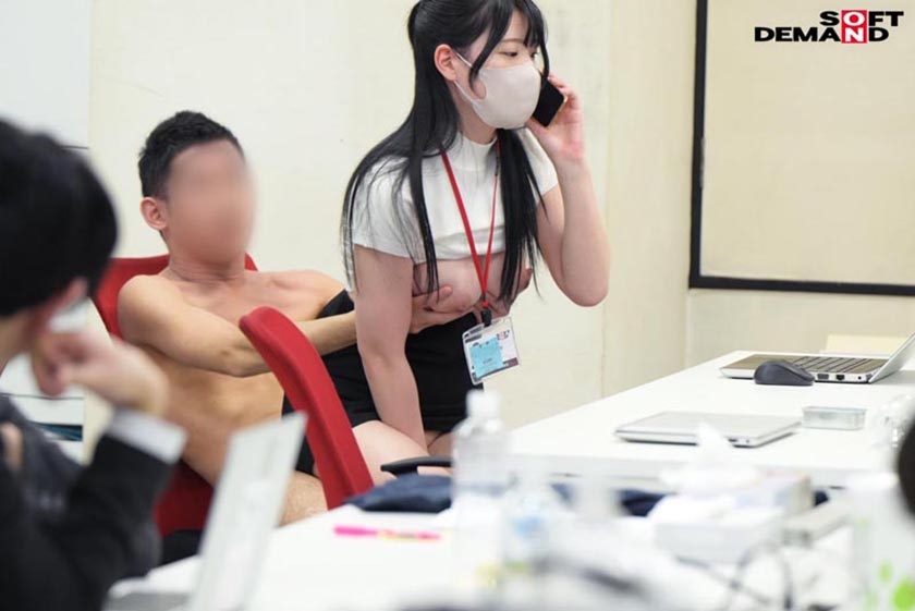 平日オフィスに1人だけ全裸の男子社員が居たら…チ○ポが気になって仕事になりません！！！！《タオル一枚男湯入ってみませんか？》の恥ずかし過ぎるミッションに協力していたSOD女子社員6名報告 中条彩那 篠原茉凛 青木葛羽 新木成美 釜谷明日華 サンプル画像 3