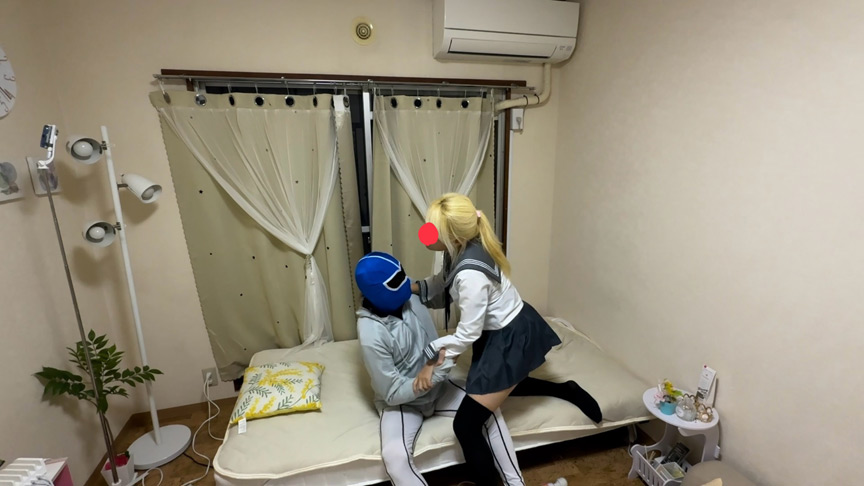 やんちゃな女子生徒桃瀬あおいの自宅に家庭訪問 サンプル画像 2
