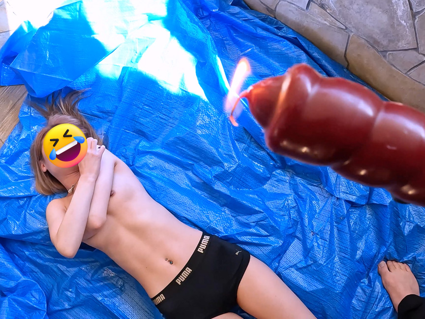 乳串刺し華奢ギャル腹パンチと打撃！ サンプル画像 25