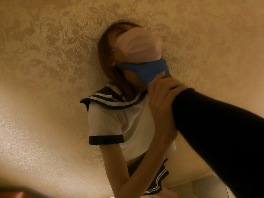 38kg美少女に腹パンチ＆白目剥き首絞めファック サンプル画像 9