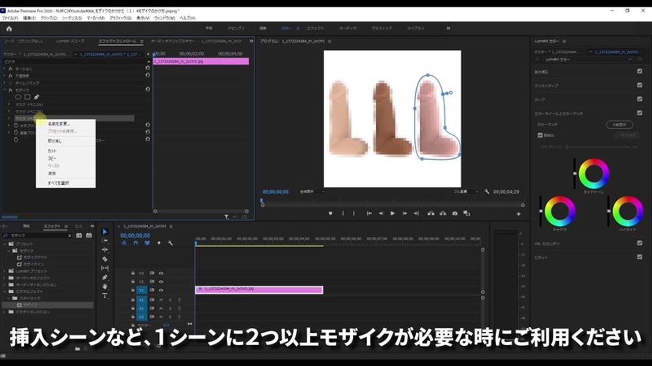 【上級者向け】アダルトビデオのモザイクのかけ方！応用編 サンプル画像 4