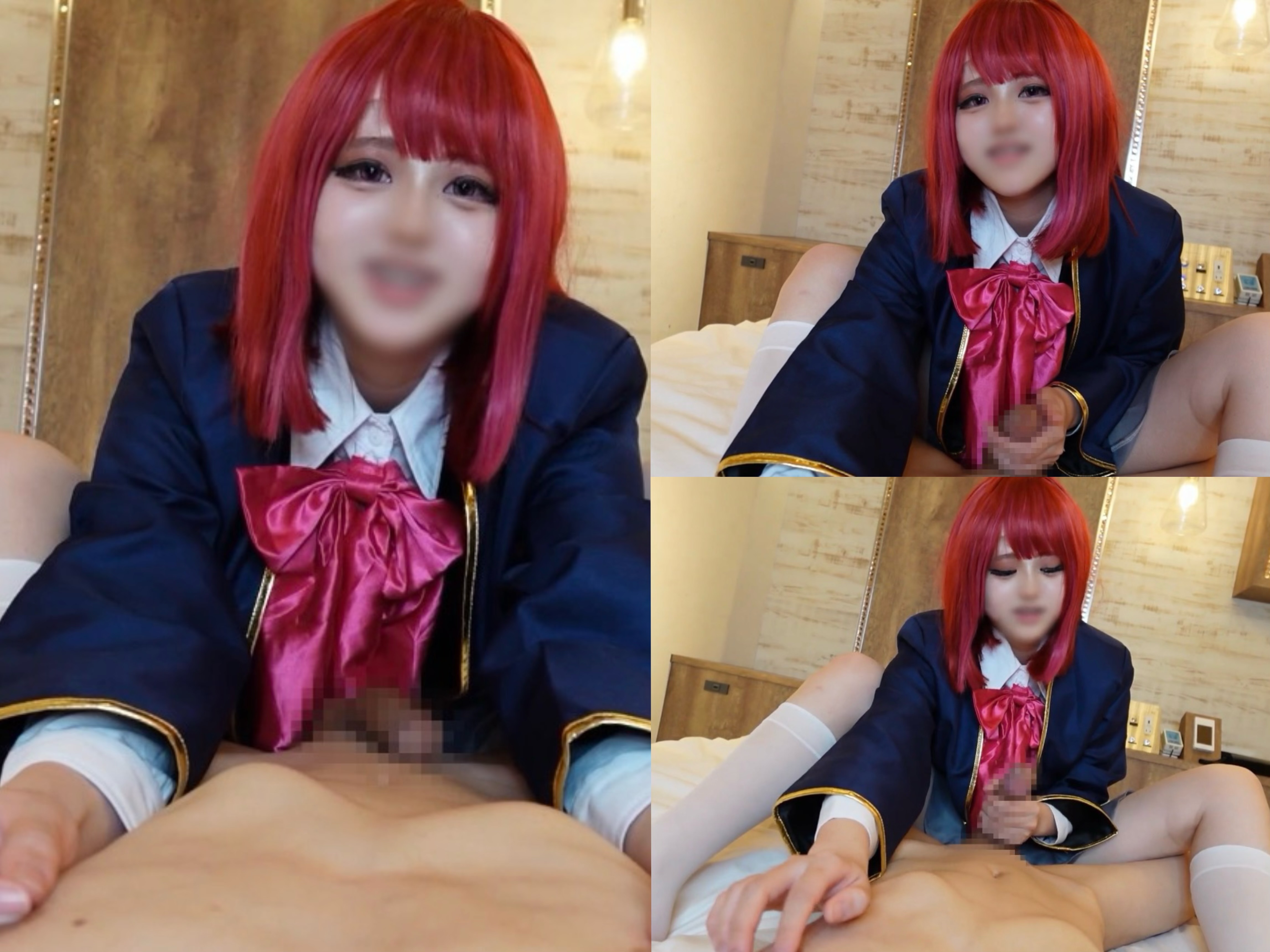 【10秒でイかせる天才〇役!?】ドS気質なアイドルの目線責め馬乗りオナサポ！足コキ→焦らし→手コキで完全支配///上から見下ろされながら乳首同時責めで搾り取られる♡ サンプル画像 2