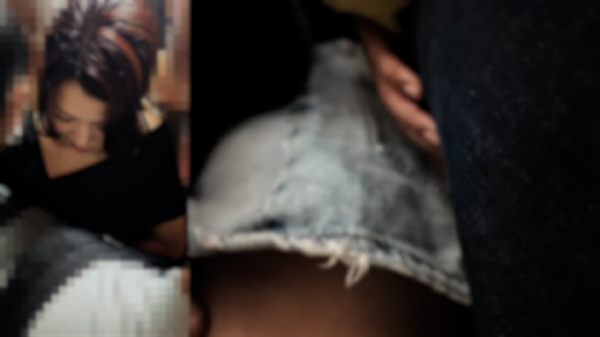 ［OK窃触/尻有］セックスレス全身性感帯熟女妻。人目もはばからず多め大きめ強めの大喘ぎ。 サンプル画像 3