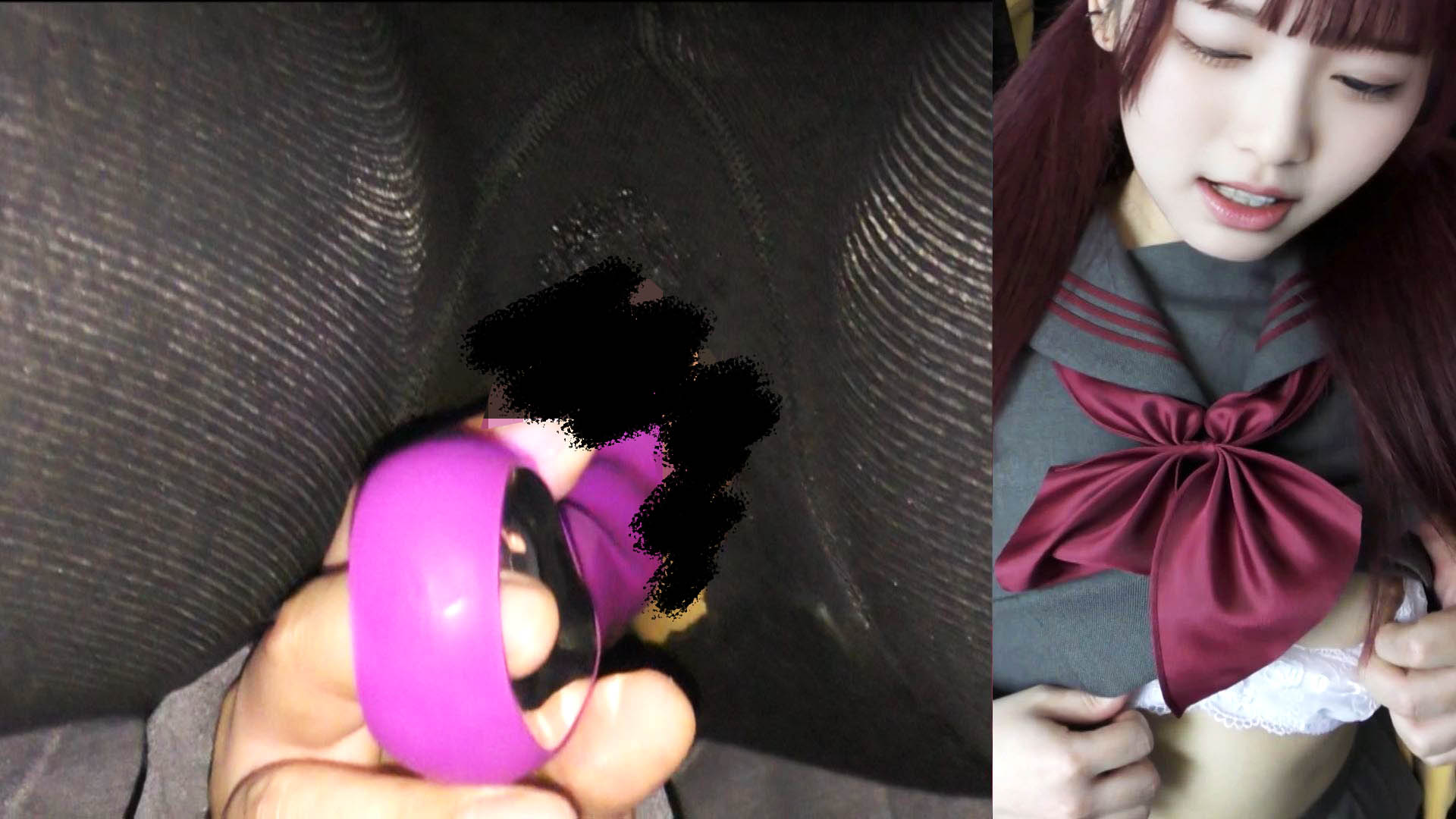 《上半期No.1確定美少女ギャル》【ゆず故障】★ヤンキーで有名な野球部のド派手ネイル＆赤髪マネージャーが身悶えしながらイキまくり サンプル画像 1