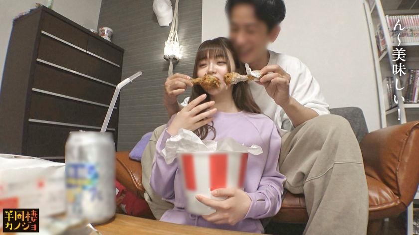 【恵まれたどエロ肉体】でか尻G乳彼女と、部屋着すっぴん姿で貪り合う。僕にしか絶対見せない笑顔、メス顔、イキ顔…。至近距離で眺める下着姿筋トレ。おっきくて綺麗なおっぱいとお尻をオイルでテカらせて弄るマッサージ。唾液たっぷり裏筋責めフェラで果てる夜から、寝汗で少し蒸れてる脇・胸を愛撫し、寝起きま●こをゴム無しでハメまくる朝。秘密のカップルハメ撮り投稿【半同棲カノジョ】 サンプル画像 2