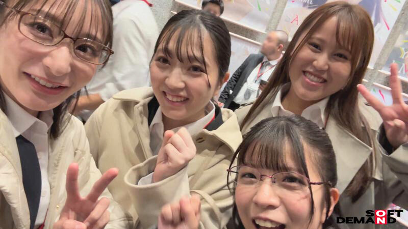 SOD深夜のゴミ拾いの裏でお酒が入って同僚とセックスしていたSOD女子社員4名 サンプル画像 2