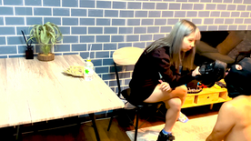 バンド女子みずき様(20)がお貢ぎ痰壺ドレイを調教する様子 30